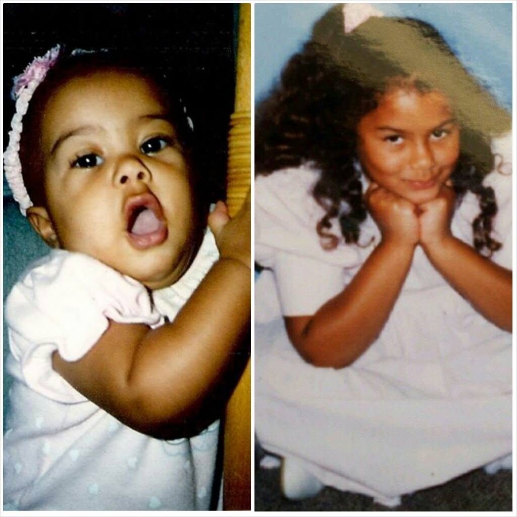 Childhood photos of Brittney J